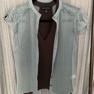 BR Silk Blouse & Cami Set